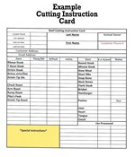 cutting instruction example