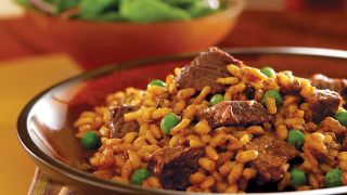 Slow cooked beef risotto italian recipe