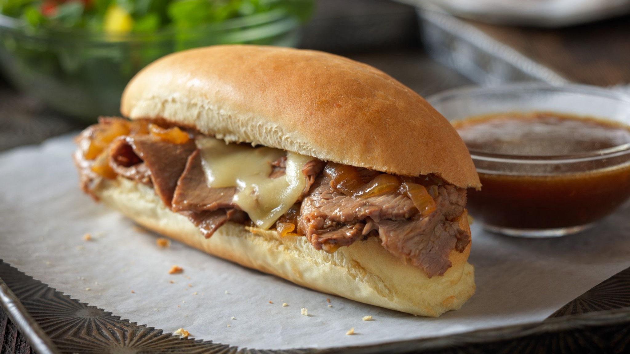 Beef French Dip with Au Jus Recipe