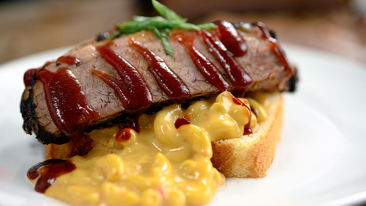 BBQ Brisket Mac n Cheese Sandwich Recipe