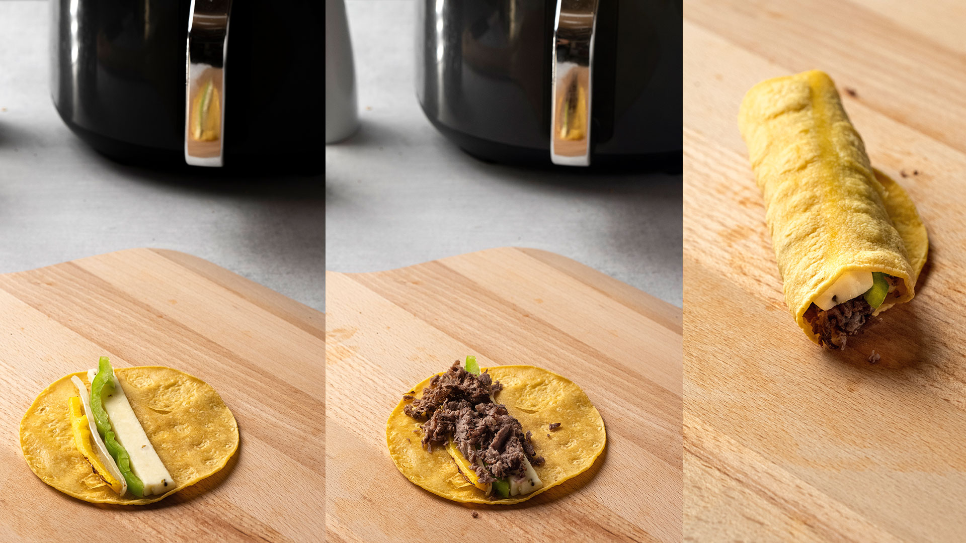 building taquito air fryer beef