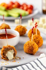 air fryer nacho meatball hero vertical