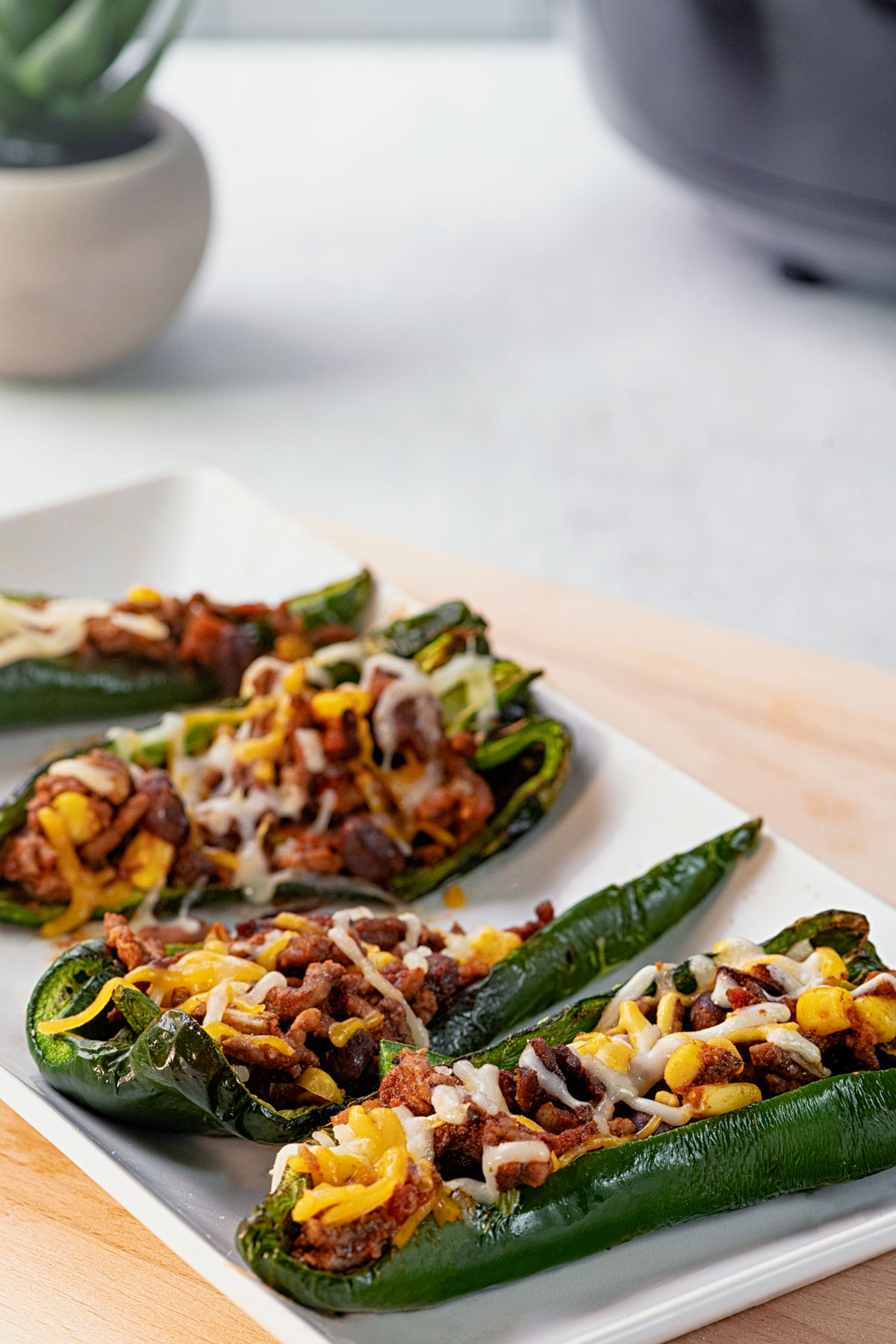 air fryer stuffed peppers