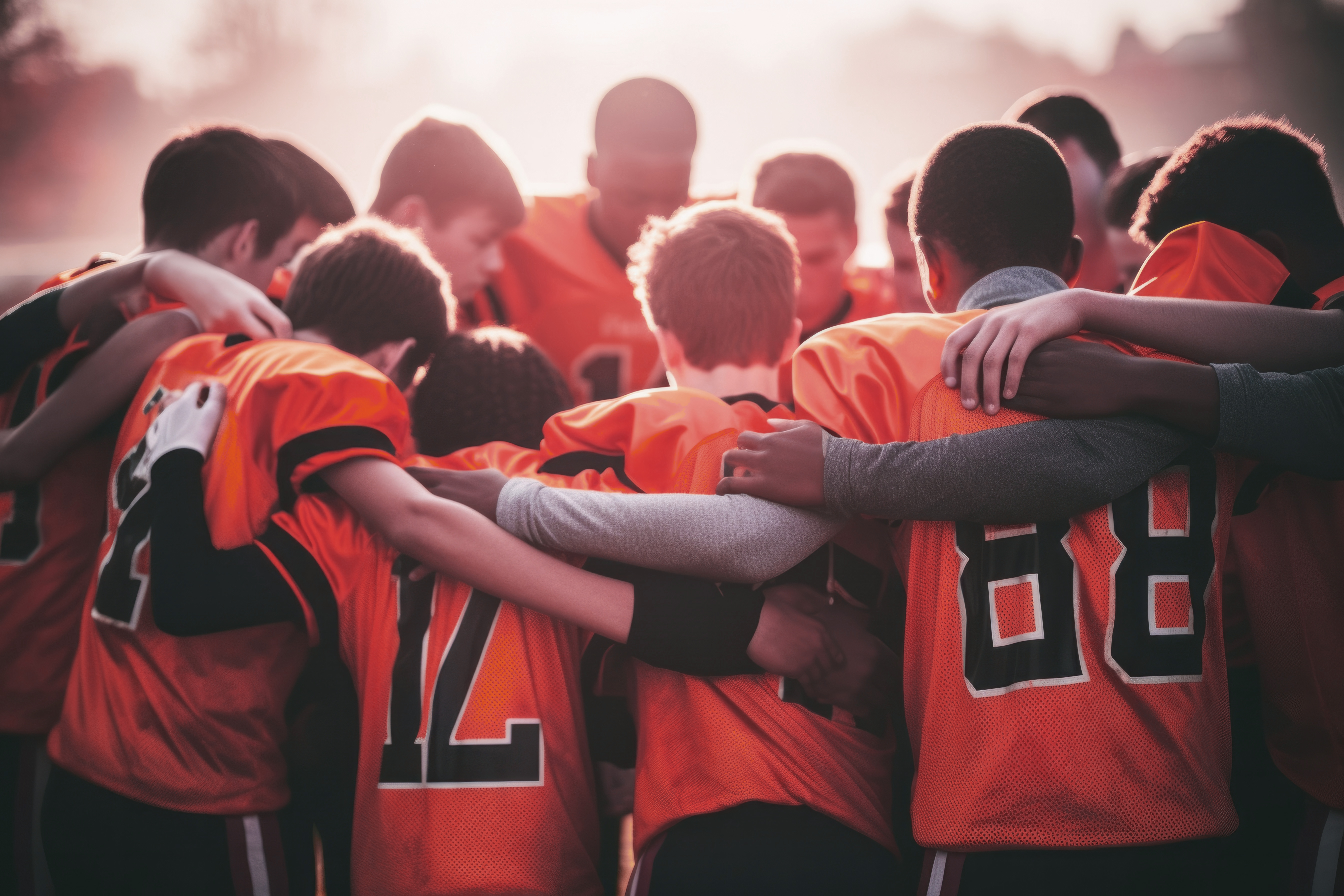 football huddle 