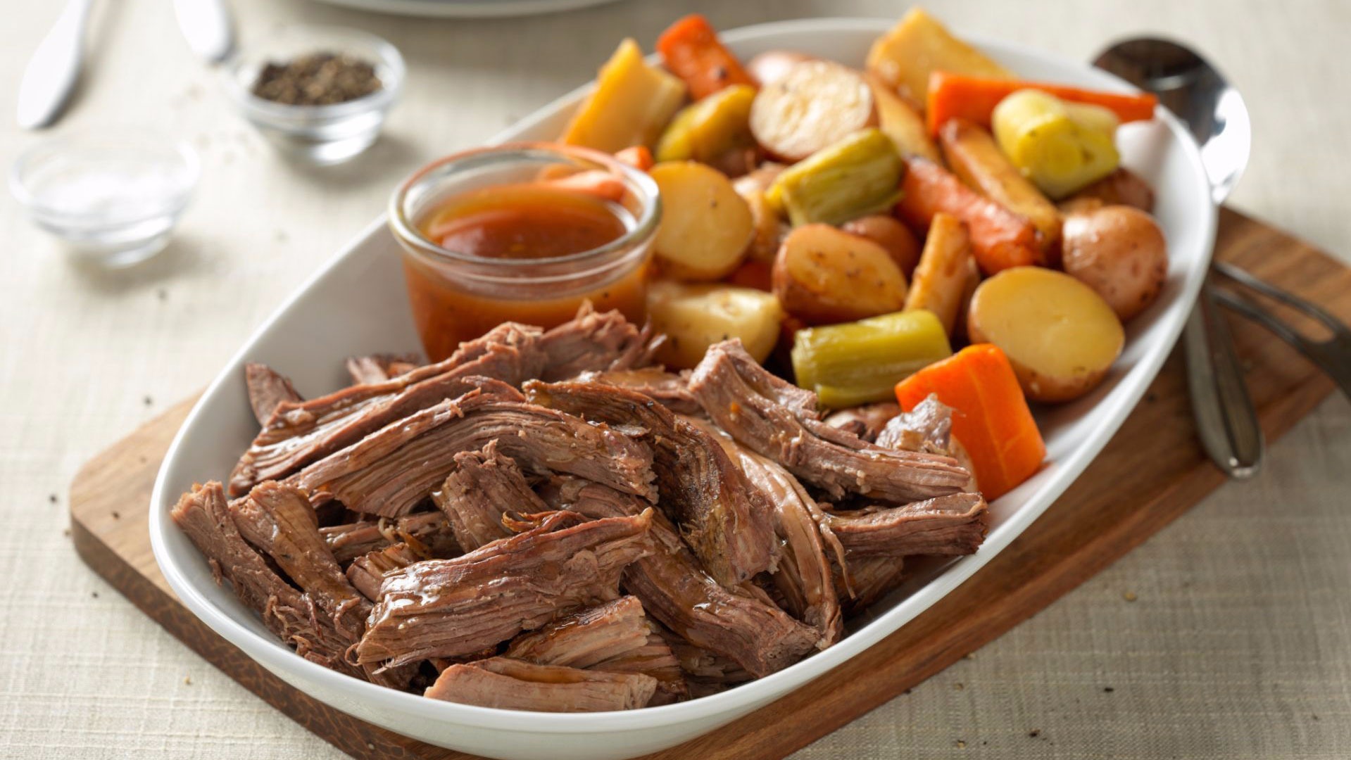 One Pan Beef Roast with Root Vegetables