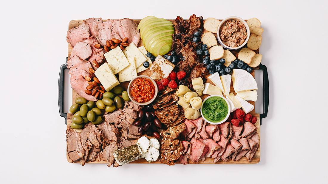 all beef charcuterie board