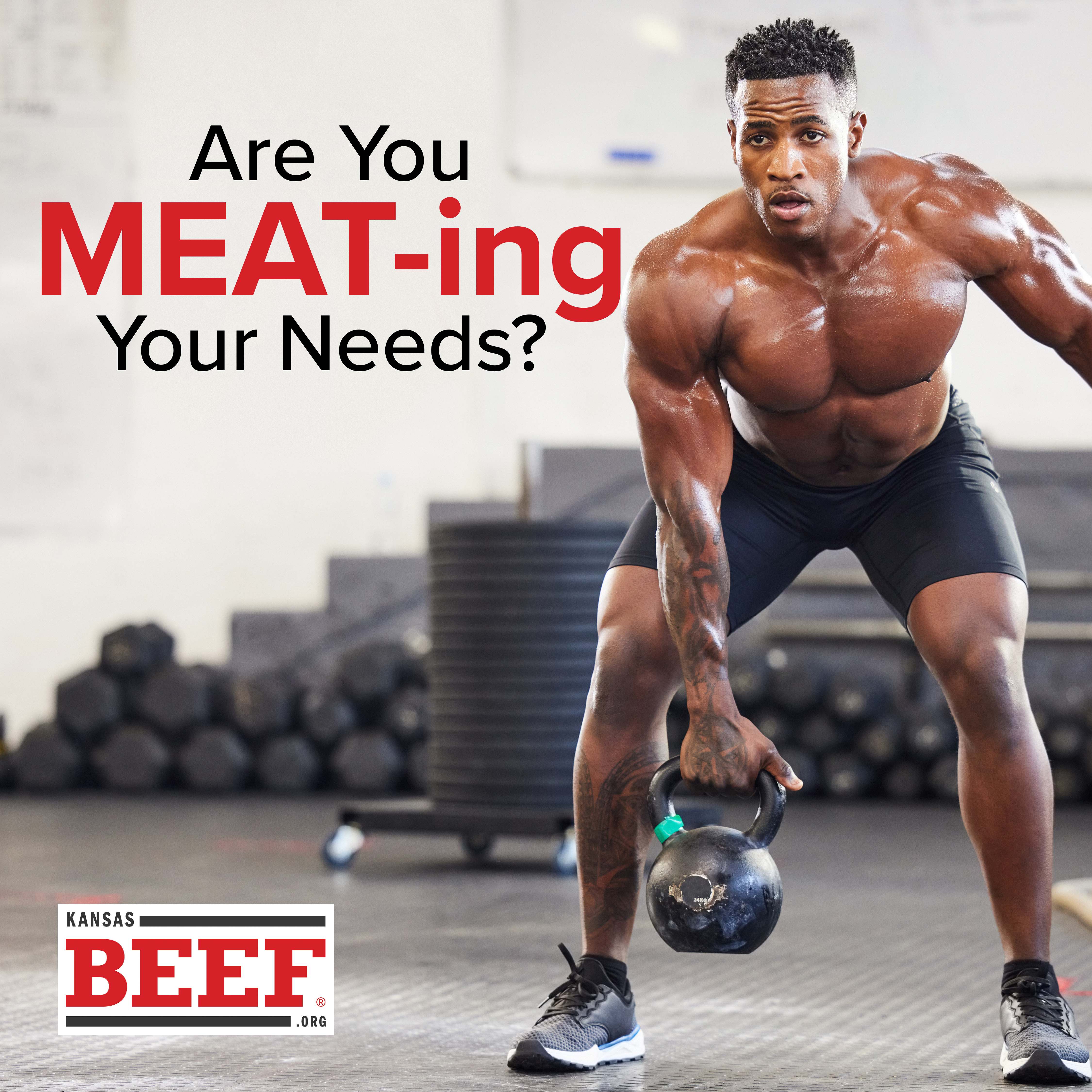 Meat-ing Your Needs Instagram post graphic