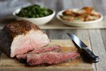 garlic herb crusted beef roast