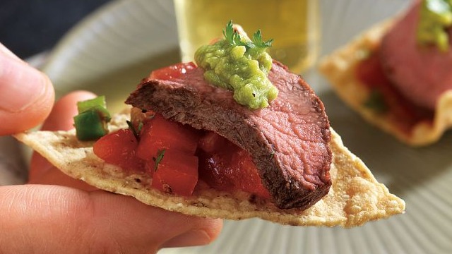 Grilled steak appetizer recipe