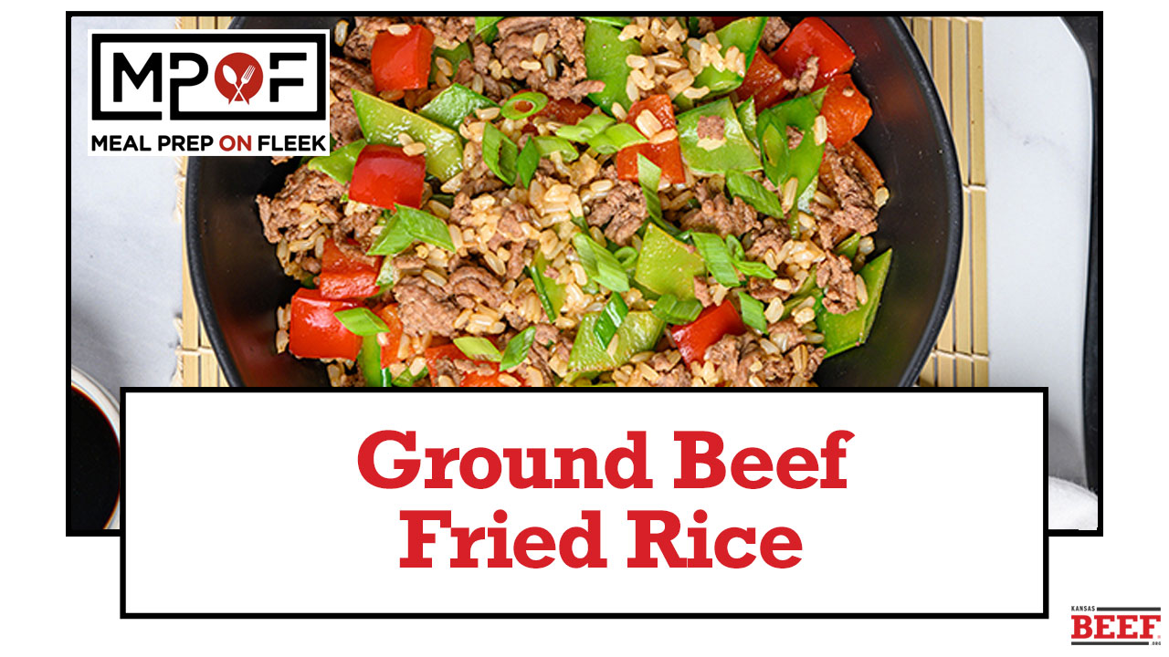 ground beef fried rice