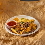 Fiesta Beef Breakfast Nachos