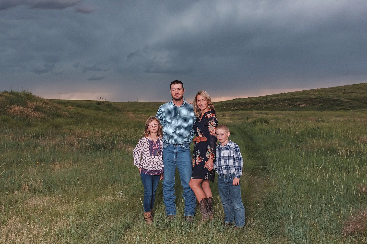 Western Kansas ranching family