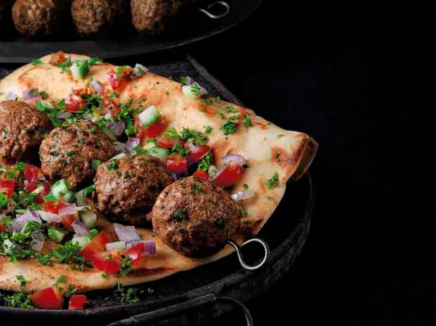 Mediterranean Meatball Kabob Skewer 