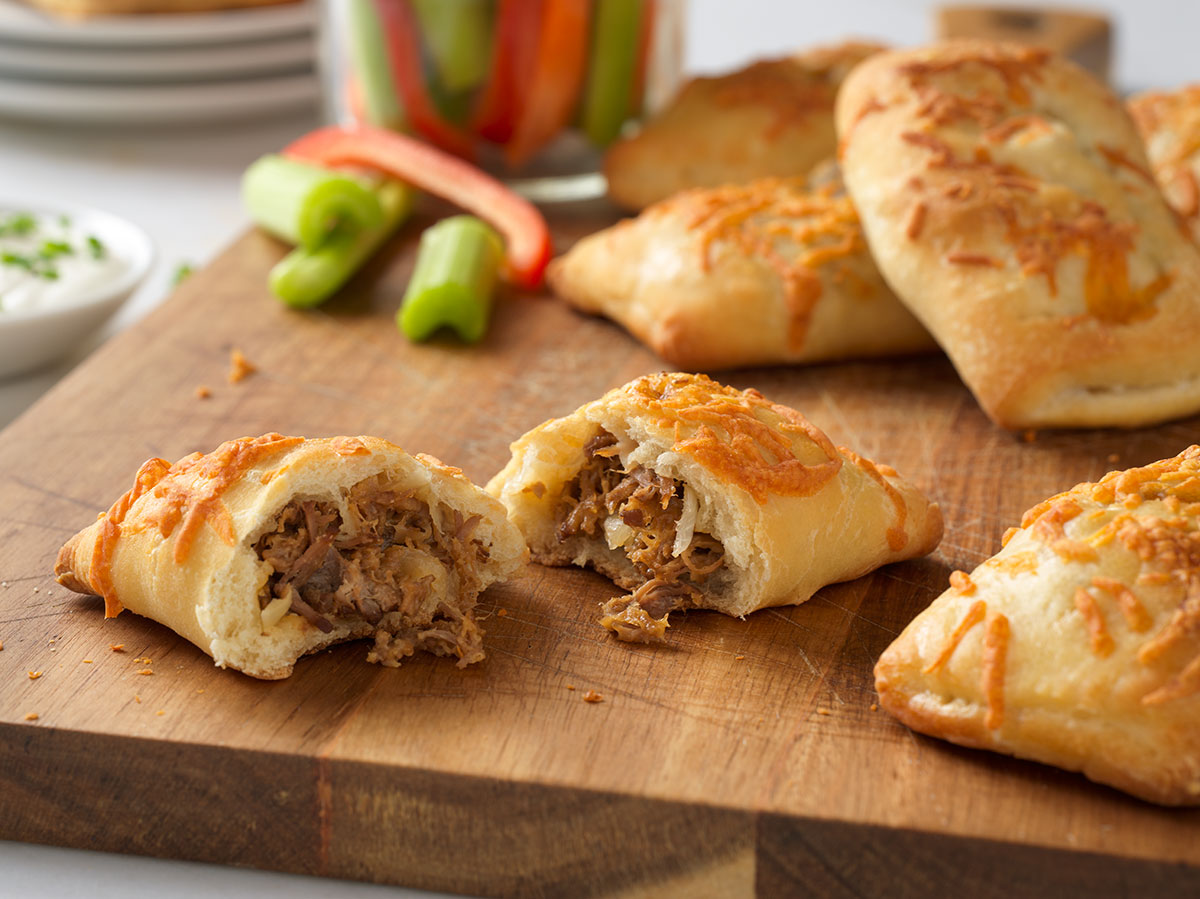 roast beef cheddar pockets