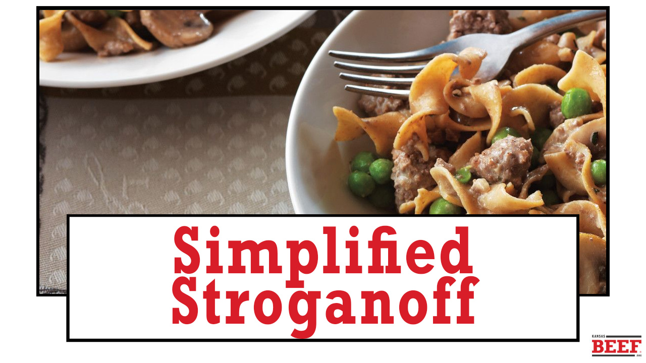 simplified stroganoff