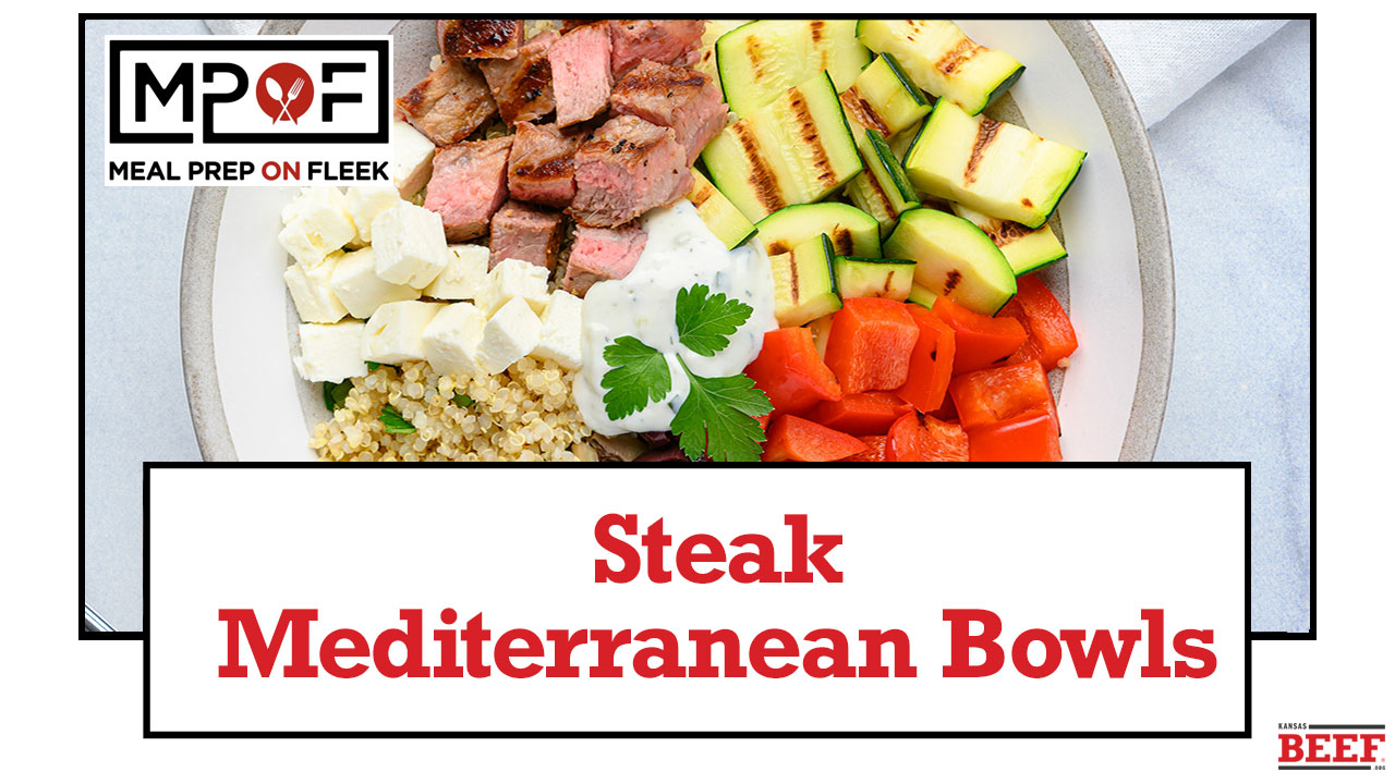 steak mediterranean bowls