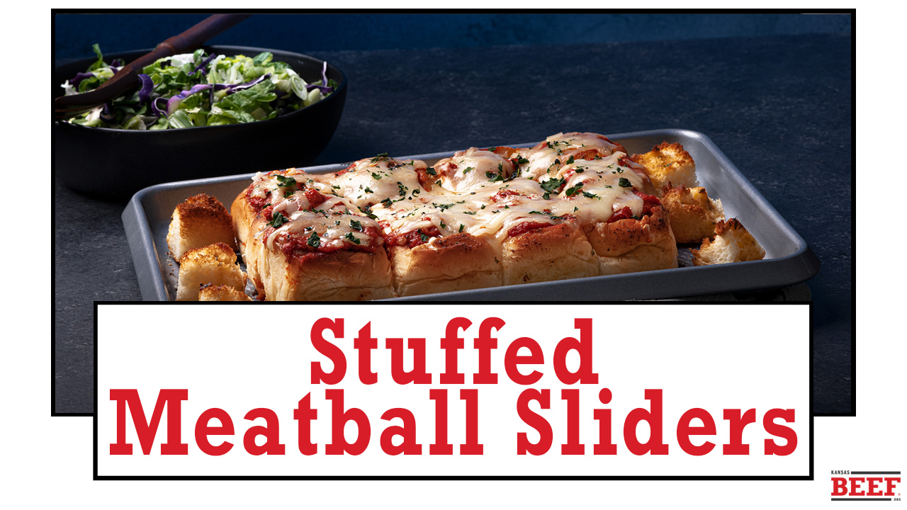 stuffed meatball sliders