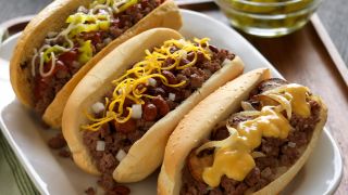 Three Way Crumbled Beef Sandwiches