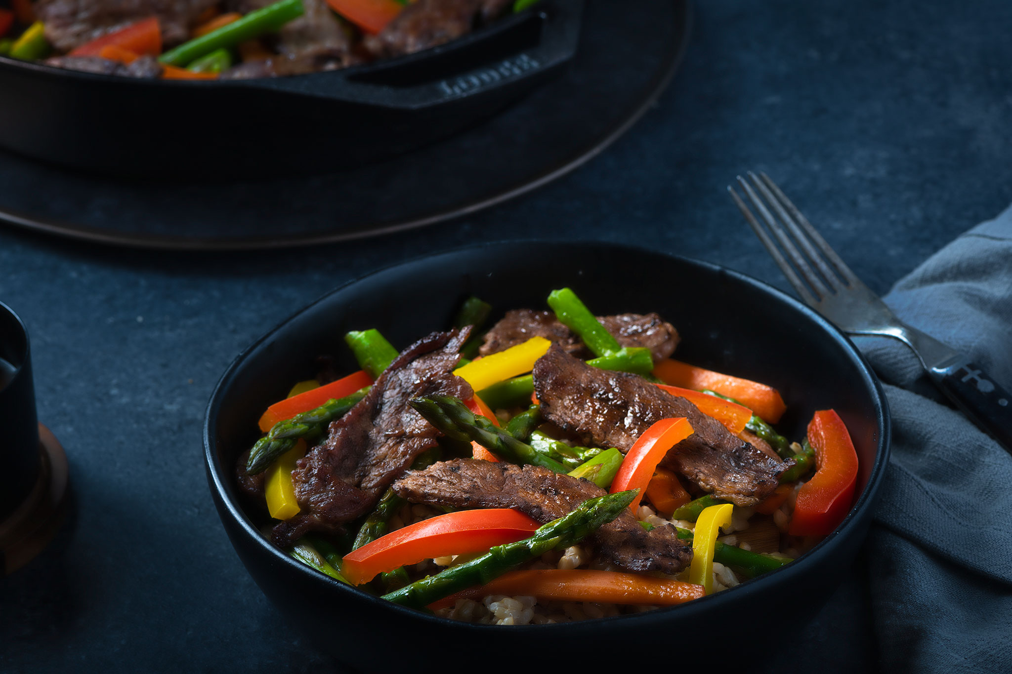 beef and veggie stir fry