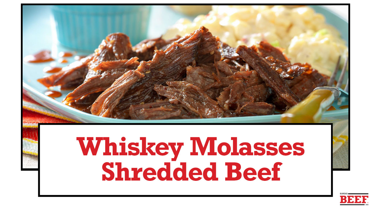 whiskey molasses beef
